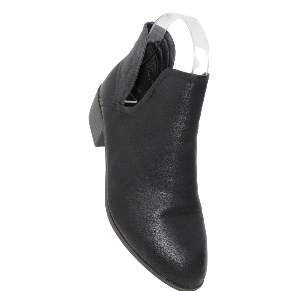 Madden Girl Size 6M Zavier Deep Cut Ankle Faux Leather Ankle Booties Boots